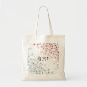 Girls Cute and Elegant Flowers Tote Bag