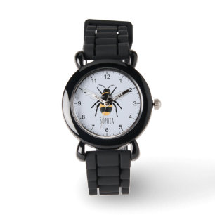 Girls Cute and Modern Bumblebee Bee Kids Watch