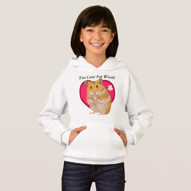 Girls Cute Hamster T Shirt (Front Full)