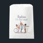 Girls Cute Modern Purple Gymnastics Kids Birthday Favour Bags<br><div class="desc">This cute and modern Favour bag design features a gymnastics sports illustration and space for you to add your child’s name and age. Perfect for your next birthday party!</div>