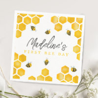 Girls Cute Summer First Bee Day Kids 1st Birthday