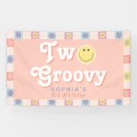 Girls Cute Two Groovy Boho 2nd Birthday