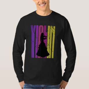 Girls Cute Violin Daughter Queen Violinist Player  T-Shirt