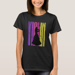 Girls Cute Violin Daughter Queen Violinist Player  T-Shirt