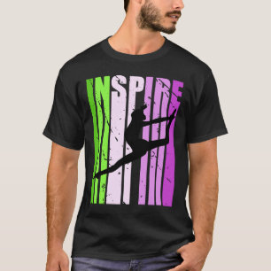 Girls Dance Inspire Birthday Colour Daughter Fan F T-Shirt