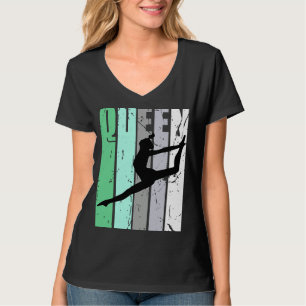 Girls Dance Queen Dance Retro Graphic Motivate T-Shirt