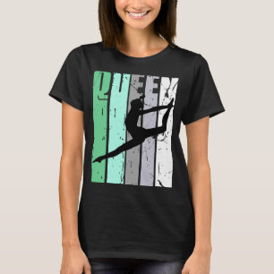 Girls Dance Queen Dance Retro Graphic Motivate T-Shirt