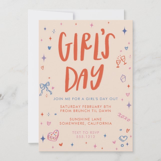 GIRL'S DAY INVITE (Front)