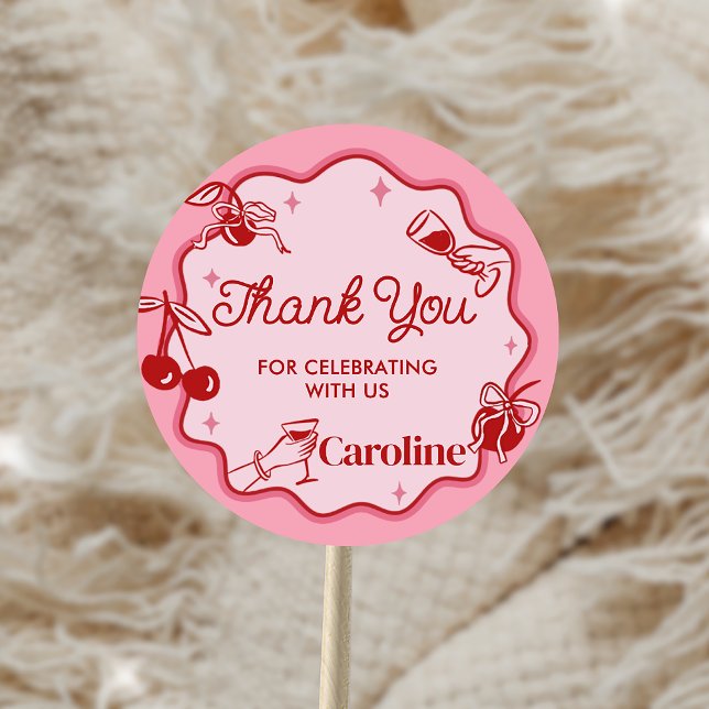 Girls Dirty Thirty Birthday Sticker (Girls Dirty Thirty Birthday Sticker)