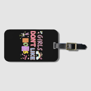 Girls Don't Like Boys Luggage Tag