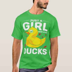 Girls Duckie Women Bath Duck Bath Toy Rubber Duck T-Shirt
