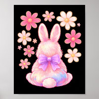 Girls Easter Bunny Face Pink Easter Kids Toddler G