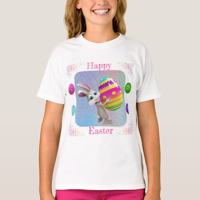 Girls Easter T-Shirt (Front)