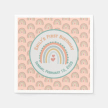 Girl's Elegant & Sweet Rainbow Light Coral