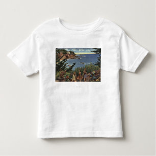 Girls Enjoying a Vista of Laguna Shores Toddler T-Shirt