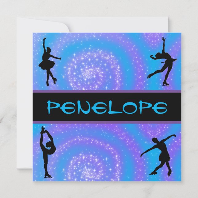 Girls Figure Skating Personalised (Front)