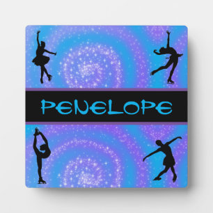 Girls Figure Skating Personalised Plaque