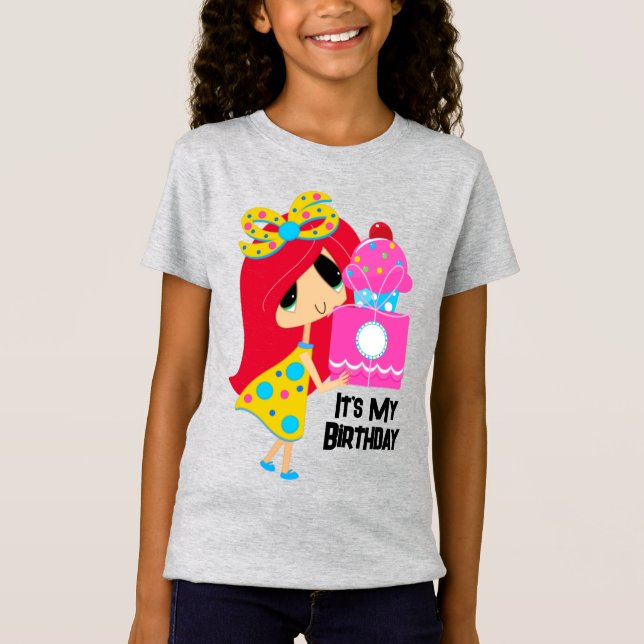 Girls' Fine Jersey T-Shirt (Front)