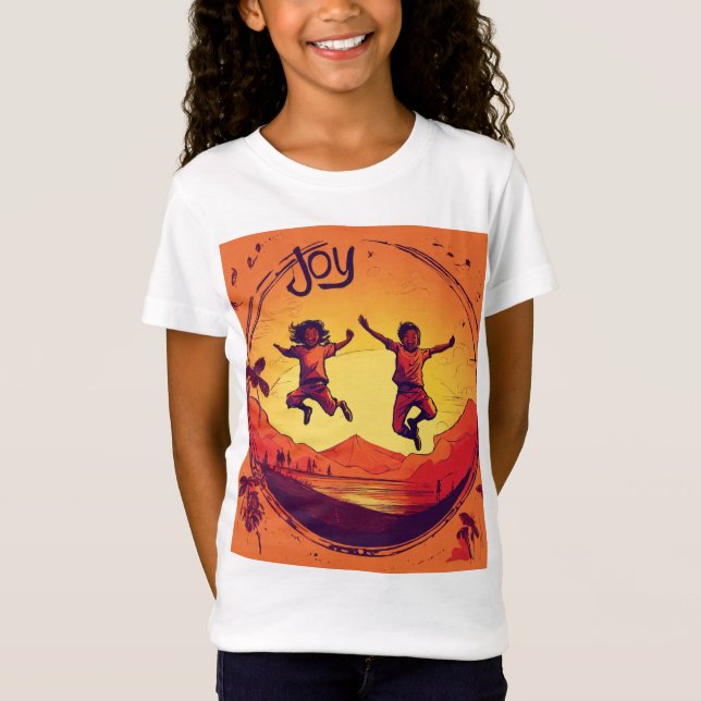 Girls' Fine Jersey T-Shirt (Front)
