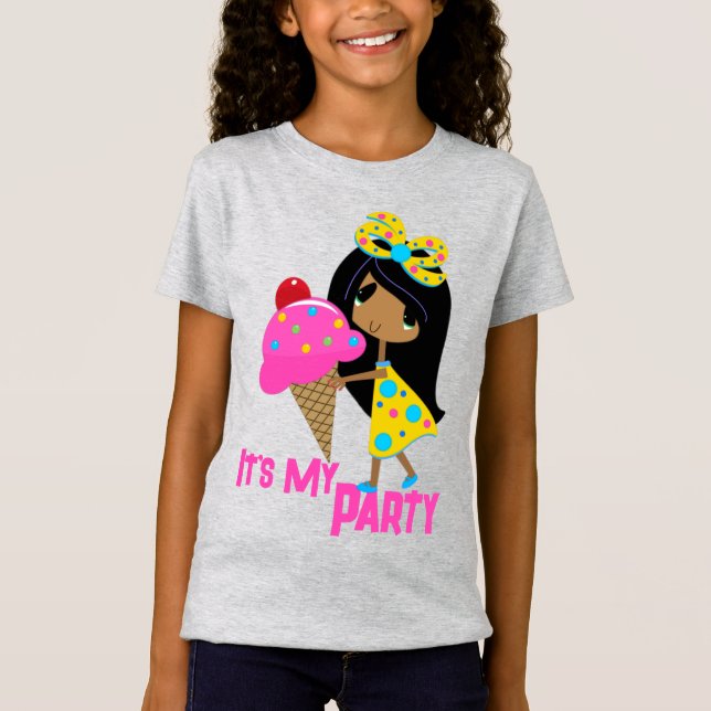 Girls' Fine Jersey T-Shirt (Front)