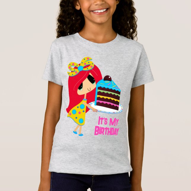 Girls' Fine Jersey T-Shirt (Front)