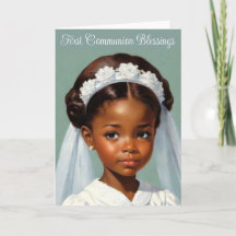 Girl's First Communion Retro Style