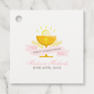 Girls First Holy Communion Personalised Favour Tags