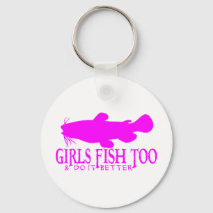 GIRLS FISH TOO CATFISH KEY RING