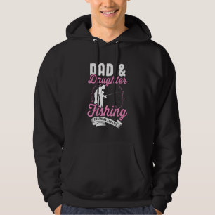 Girls Fishing Kids Fish Dad Daughter Matching Fish Hoodie