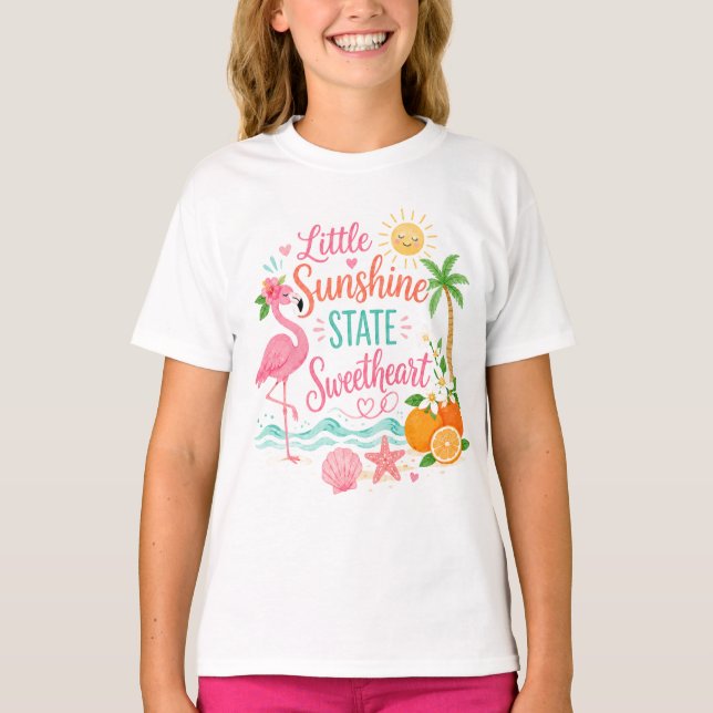Girls Florida Theme TShirt (Front)