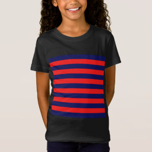 Girls football old-stripes Tshirt