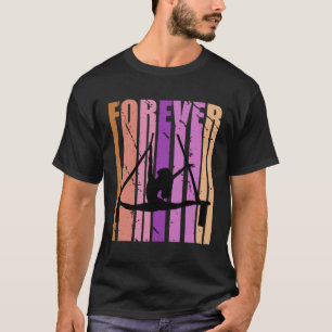 Girls Forever Retro Air Yoga Pretty Aerialist Coac T-Shirt