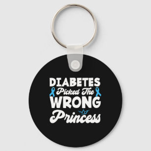 Girls Fun Diabetes Picked The Wrong Princess T1d A Key Ring