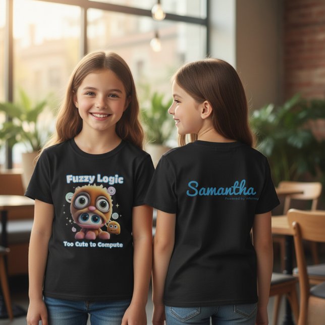 Girls' Fuzzy Logic Tech Pun T-Shirt (Creator Uploaded)