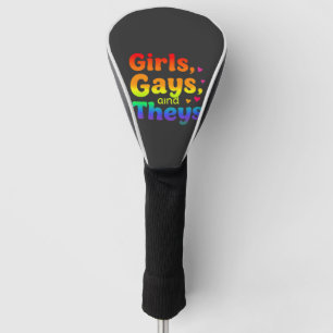 Girls, Gays, and They’s LGBT Pride Month Inclusion Golf Head Cover