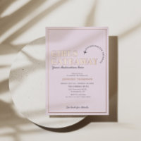 Girls Getaway Blush Bachelorette Weekend Rose Gold