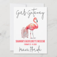 Girls' Getaway Flamingo Beach Bachelorette Weekend