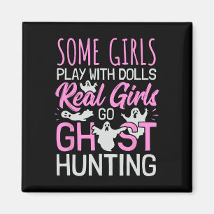Girls Ghost Hunting Women Female Paranormal Invest Magnet