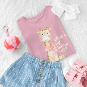 Girls Giraffe Baby T-Shirt