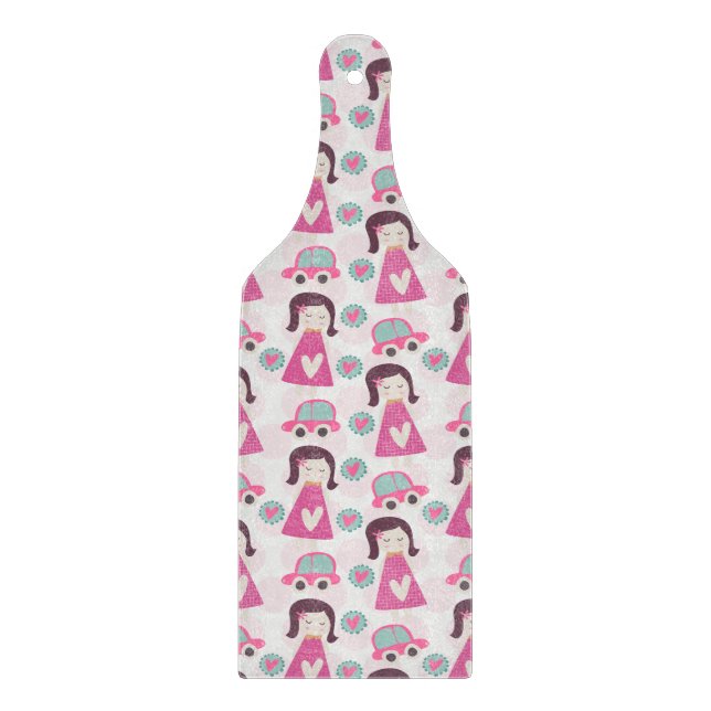 Girls Going Places Cutting Board (Front)