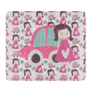 Girls Going Places Cutting Board