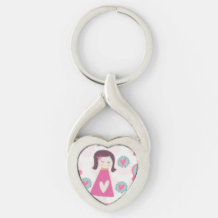 Girls Going Places Key Ring