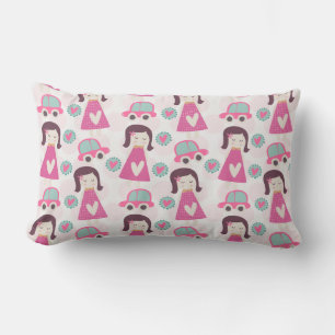 Girls Going Places Lumbar Cushion