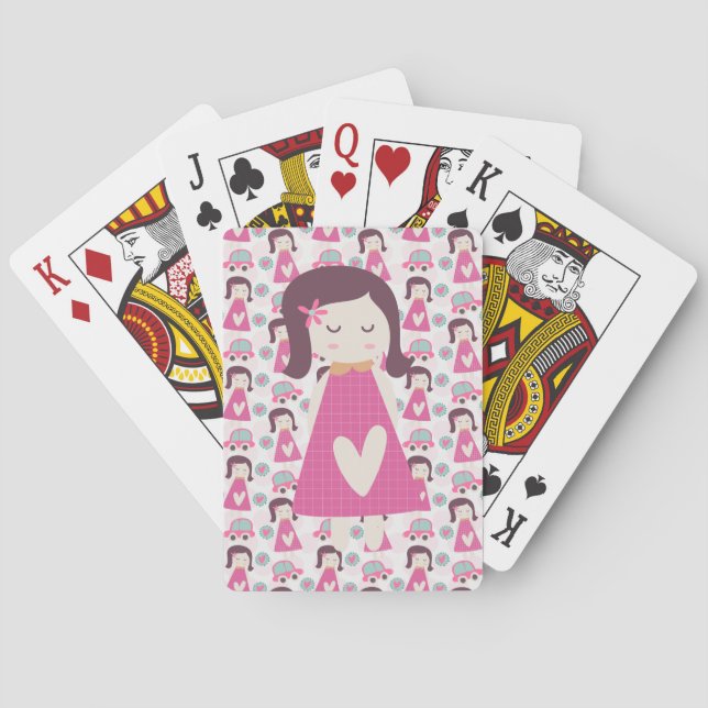 Girls Going Places Playing Cards (Back)