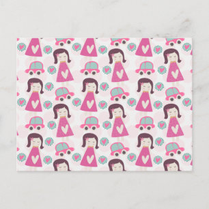 Girls Going Places Postcard