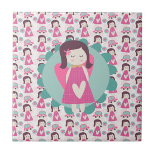 Girls Going Places Tile