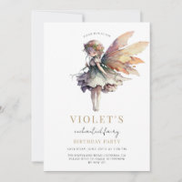 Girl's Gold Fairy Birthday Party