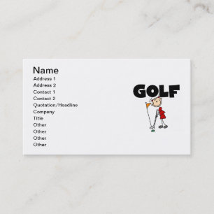 Girls GOLF Business Card