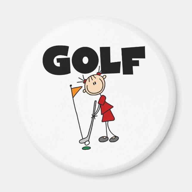Girls GOLF Magnet (Front)