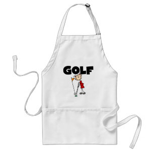 Girls GOLF T-shirts and Gifts Standard Apron